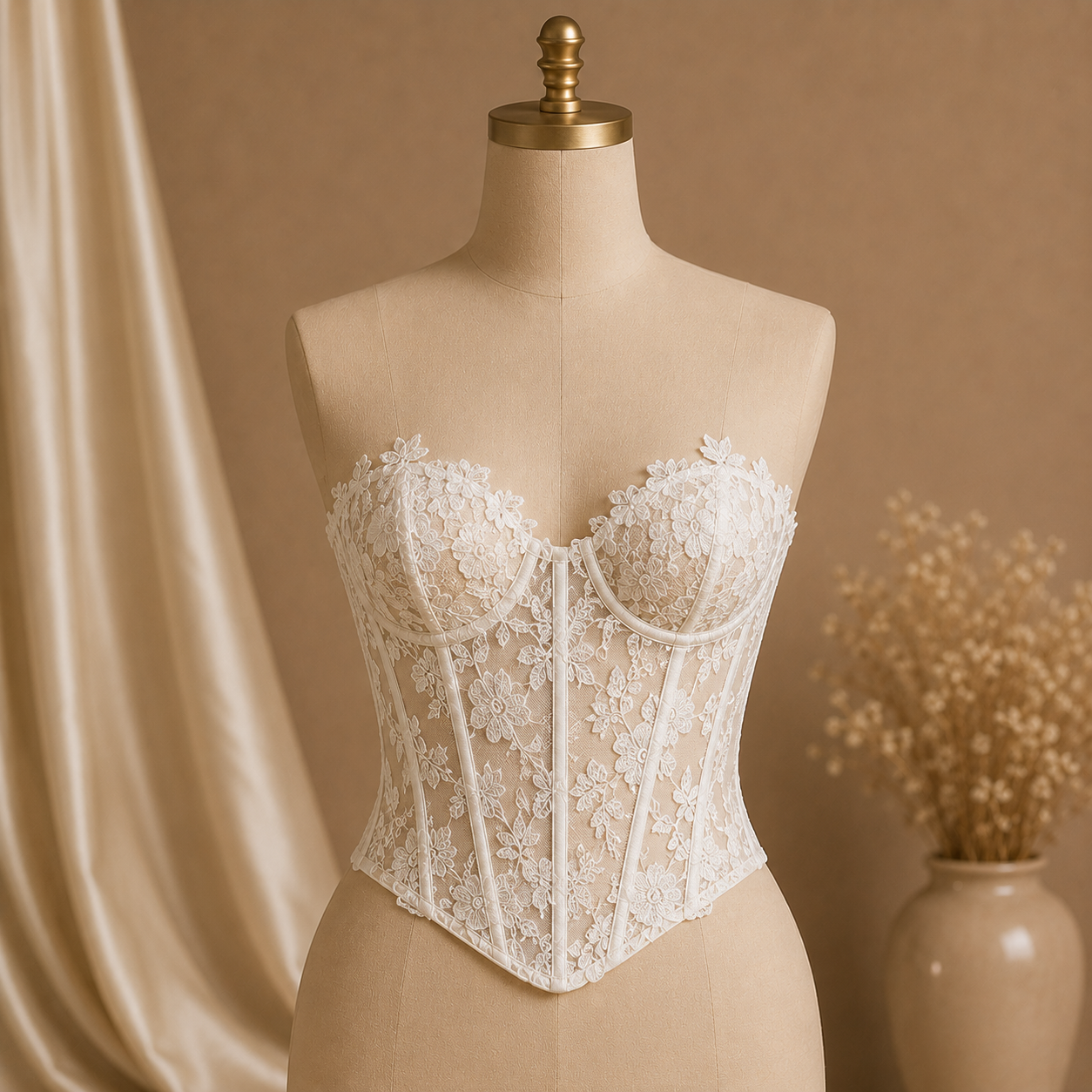 Lace Bridal Bodice